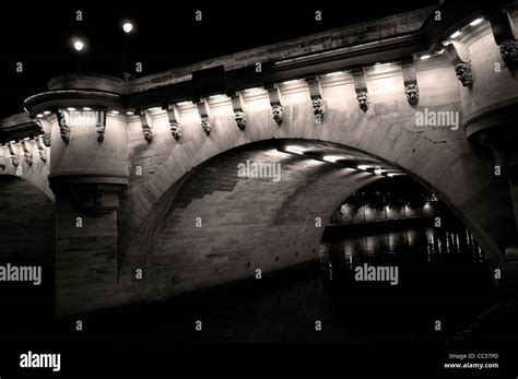 Pont Neuf by night, Paris, France Stock Photo - Alamy