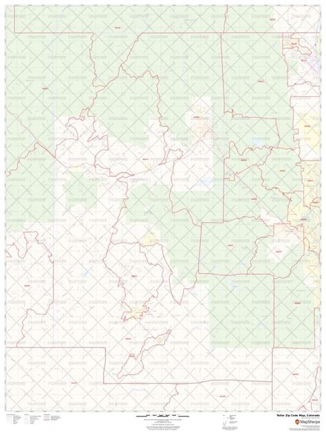 Teller County Map