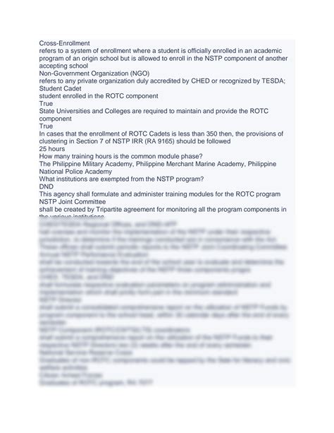 Solution Nstp Reviewer Common Module Exam Studypool