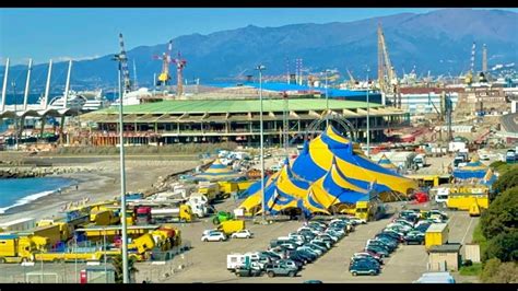 Circo Madagascar Maya Orfei A Genova La Foce Piazzale Kennedy