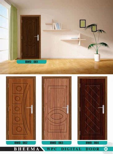 Wpc Digital Door WPC WATER PROOF DOOR WOODEN LOOK For Office Height