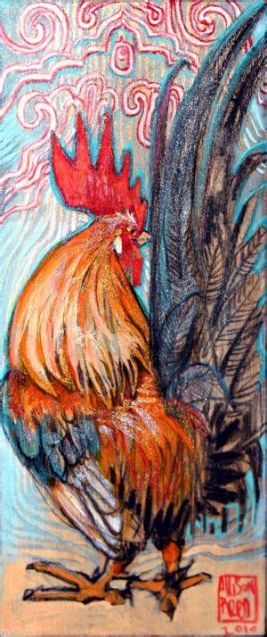 Rooster painting, Rooster, Rooster art