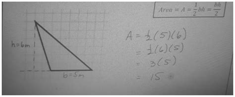 How To Find Area Of Triangle On Graph Paper