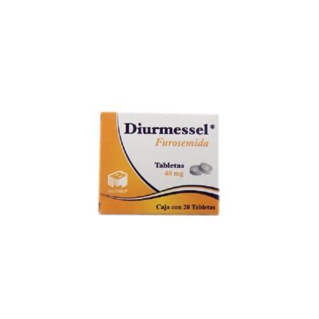 DIURMESSEL 40 MG C 20 TAB Botica Central