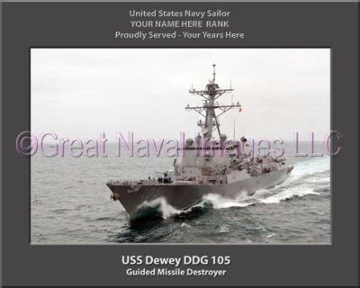 USS Dewey DDG 105 : Personalized Navy Ship Photo ⋆ Personalized US Navy ...