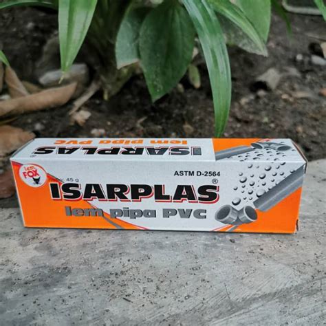 Jual Lem Pipa PVC Fox Isarplas Tube 45 Gr Shopee Indonesia