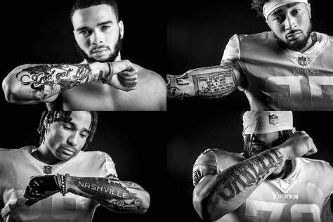 Infrared Portraits of NFL Players Bring Their Tattoos to Life | PetaPixel