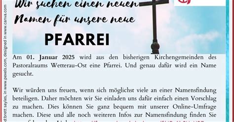 Wir Suchen Einen Neuen Namen F R Unsere Pfarrei Pfarrei St Bonifatius