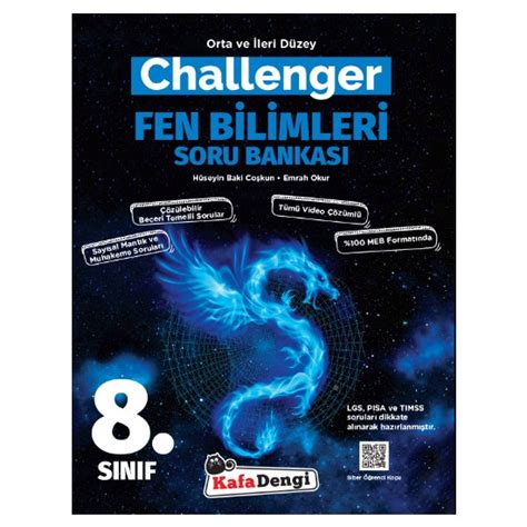 Kafa Dengi Yayınları 8 Sınıf LGS Challenger Fen Bilimleri Kitabı