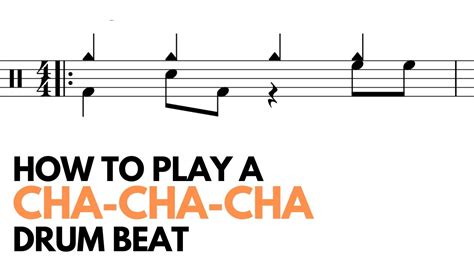 How To Play A Cha Cha Cha Drum Beat 5 Groove Fill Ideas YouTube