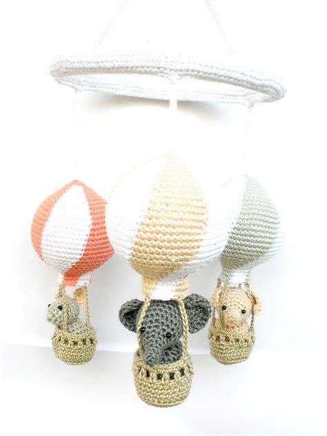 Pink Hot Air Balloons Baby Mobile Baby Girl Travel Theme Etsy