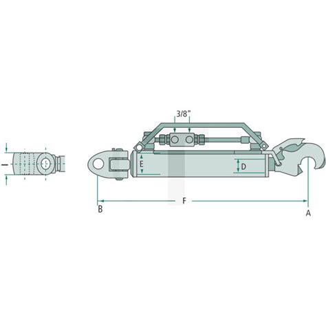 Hydraulischer Oberlenker Mm Fanghaken Cat Gabelgelenk Cat