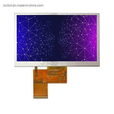 Square Lcd 5 Inch 480x272 Rgb 24 Bit Tft Lcd Display Optional Touch