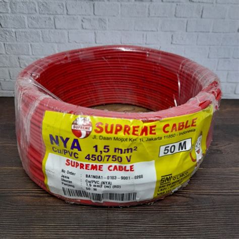 Jual Kabel Nya Supreme Mm Meter Kuning Hijau Kab Sleman