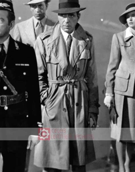 humphrey bogart casablanca trench coat rick blaine costume