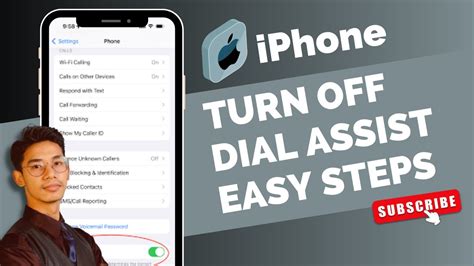 Turn OFF Dial Assist On IPhone YouTube