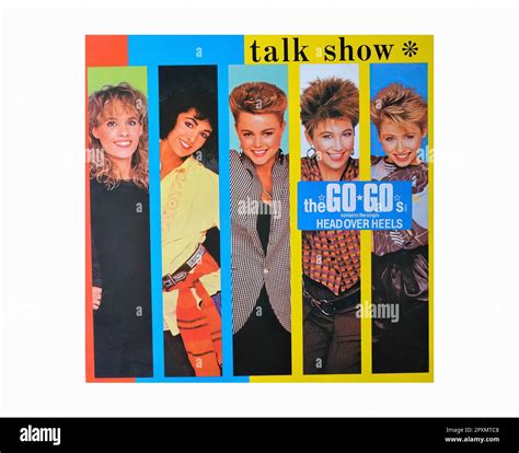 The Go Go`s - Talk Show - Vintage L.P Music Vinyl Record Stock Photo ...