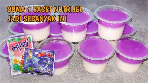 Ga Perlu Modal Besar Cuma 1 Saset Nutrijell Jadi Sebanyak Ini Resep