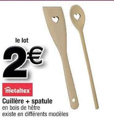 Promo Cuillère spatule metaltex chez Cora