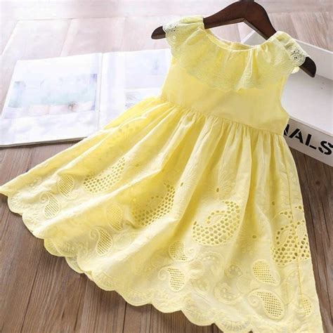 Vestido Infantil Amarelo Lese Este Vestido A Roupinha Perfeita Para