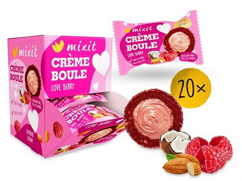 Müsli tyčinky Mixitky a Crème boule Mixit cz