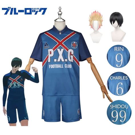 Anime Blue Lock 9 Rin Itoshi Shidou Ryusei Charles Cosplay Pxg