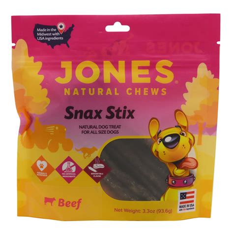 Sticks Dog Treats Jones Natural Chews Sausage For Dogs Talis Us