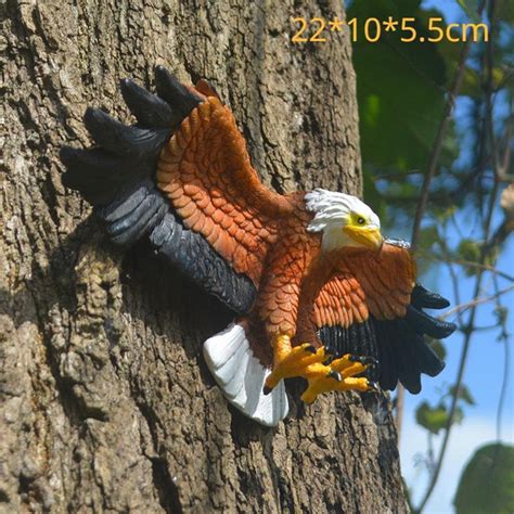 New Eagle Wall Sculpture Resin Animal Hanging Ornament Wall Hanging ...