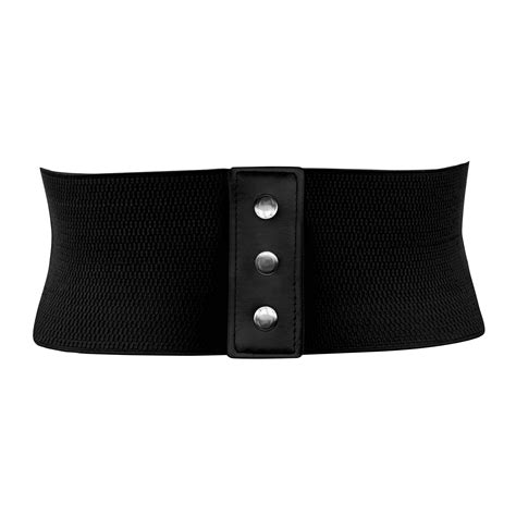 5 5 Inches Wide Button Fastening Lace Up Elastic Corset Lace Waist Belt