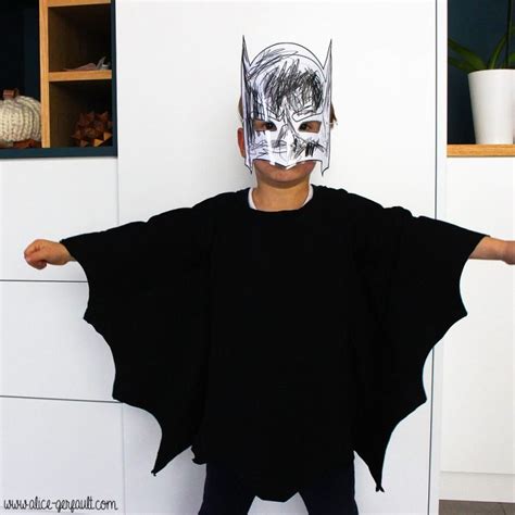 D Guisement Chauve Souris Enfant Pour Halloween Alice Gerfault