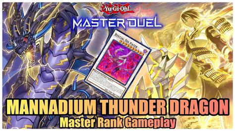 Mannadium Thunder Dragon Best Turn Deck Youtube