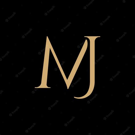 Premium Vector Mj Logo Initial Design Elegant Icon Business