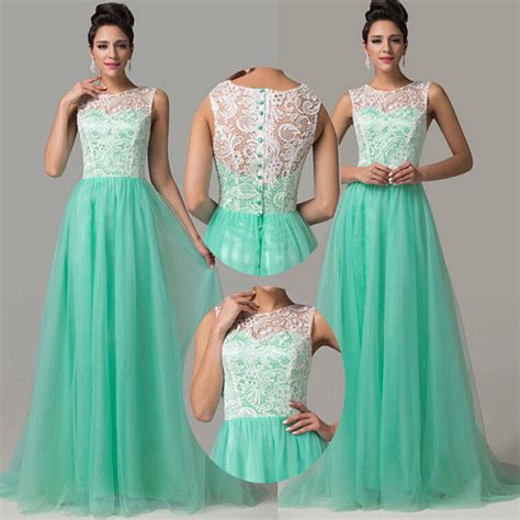 Aqua Green Prom Dresses