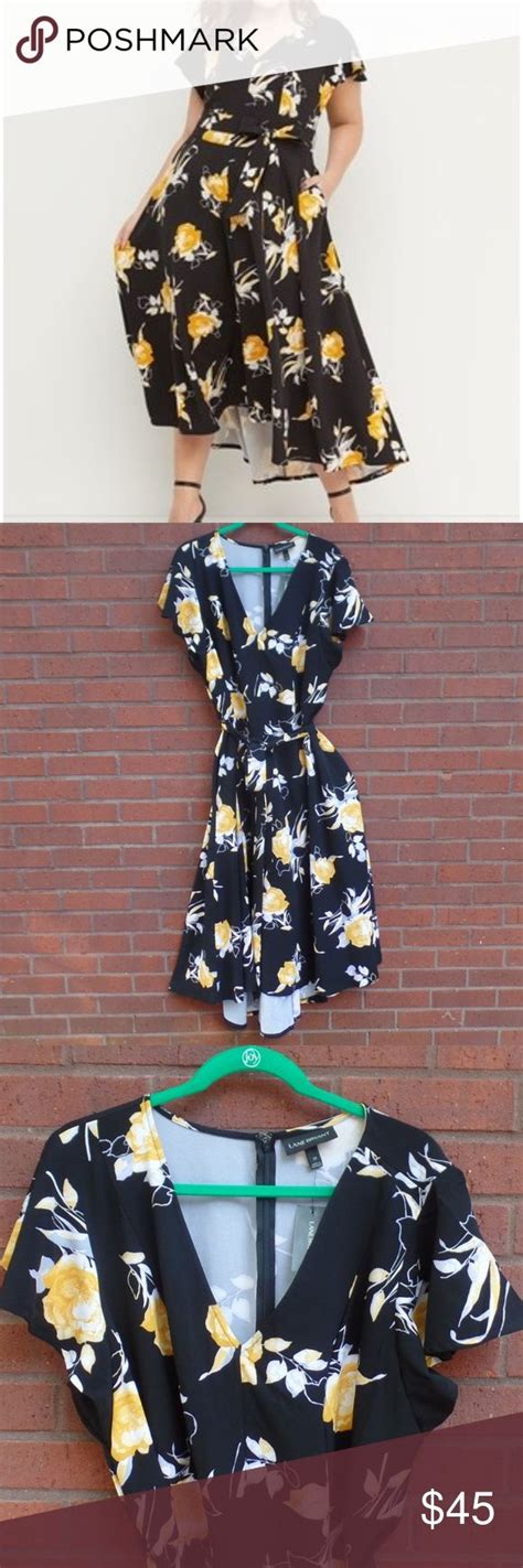 Lane Bryant Black Floral Lena Dress 22 Floral Maxi Dress Lane Bryant