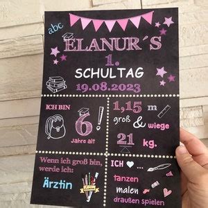 Meilensteintafel Einschulungstafel Zur Einschulung Etsy De