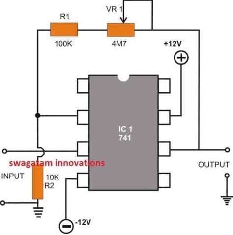 741 op amp schematic - Wiring Diagram and Schematics