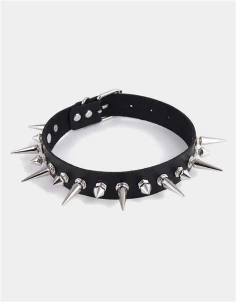 Spike choker necklace | Techwear