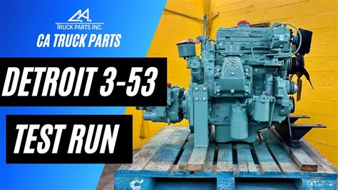 Detroit 3 53 Diesel Engine For Sale Model 5033 7001 Stock 3961 Video