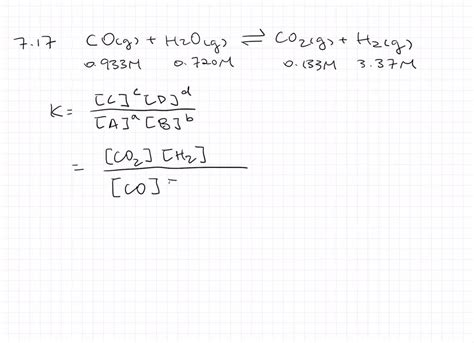 Solved Consider The Following Equilibrium Reaction Under Each Species