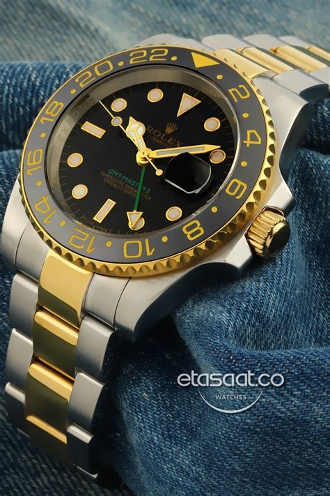 Rolex Gmt Master Ii Gold Eta Saat Rolex Replika Replika Saatler