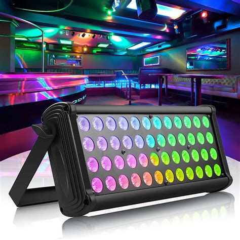 Stage Light Bar Wash Light 80W 48Leds Rgb Dj Lights Bar Reverb