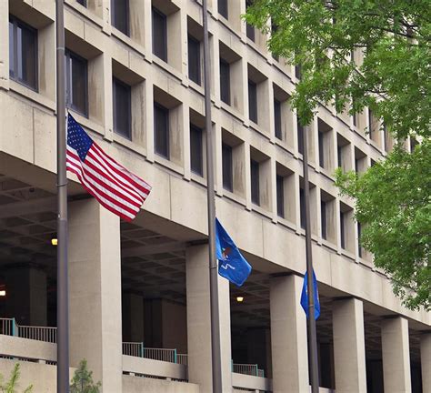 Flags Outside FBI Headquarters — FBI