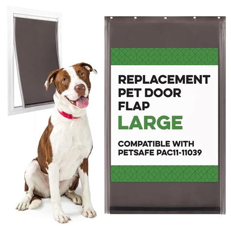 evergreen pet supplies large replacement dog door flap weather