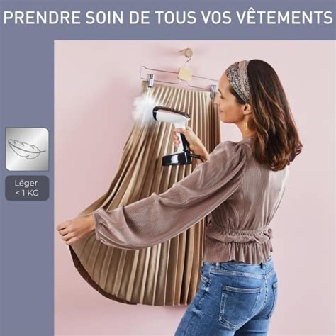 Calor Défroisseur vapeur Compact Léger Tête pliable Prêt en 15 sec