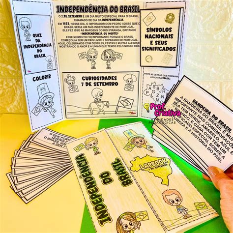 LAPBOOK INDEPENDÊNCIA DO BRASIL Prof Criativa