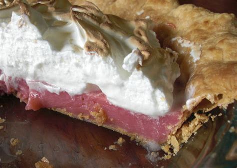 In Fine Fettle Rhubarb Meringue Pie