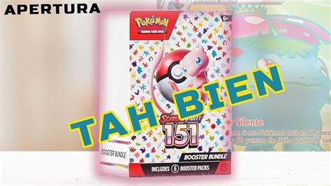 Mi Primera Booster Bundle De 151 Apertura De CARTAS POKEMON TCG 151