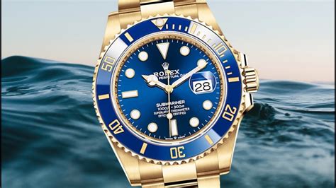 Aprender sobre 51+ imagem rolex submariner blue gold - br.thptnganamst.edu.vn