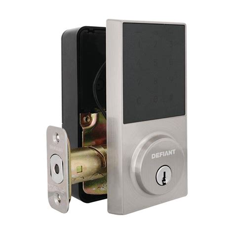 Electronic Touchpad Deadbolt Lock Entry Door Keyless Entry Satin Nickel ...