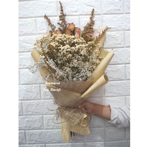 Jual Bisa Dikirim Hari Ini Flowers Bouquet Dried Bouquet